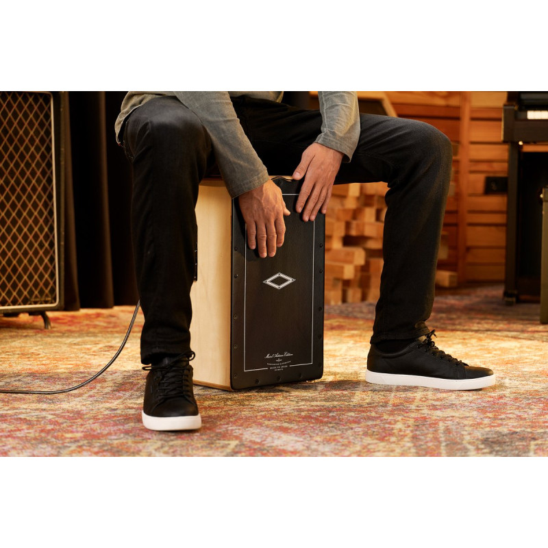 Meinl Percussion PAESLDOB Artisan Edition Pickup Cajon Soleá Line - Dark Olive Burst