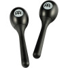 Meinl Percussion PEMBK Plastic Egg Maracas - black