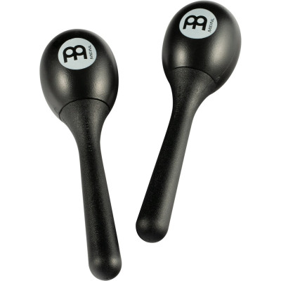 Meinl Percussion PEMBK Plastic Egg Maracas - black