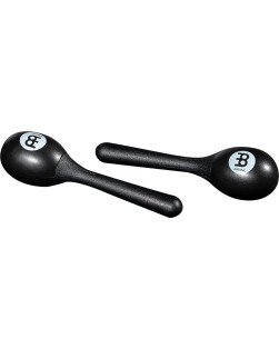 Meinl Percussion PEMBK Plastic Egg Maracas - black