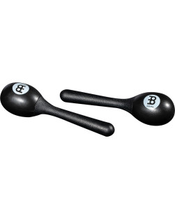 Meinl Percussion PEMBK Plastic Egg Maracas - black