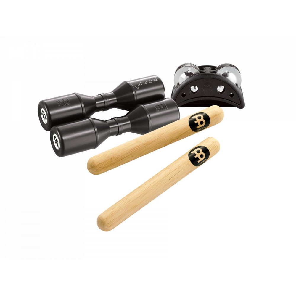 Meinl Percussion PP-1 Perc Pack - Shaker/Foot Tambourine/Claves