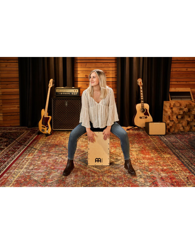 Meinl Percussion PSC100B Snarecraft Series Pickup Cajon - Baltic Birch