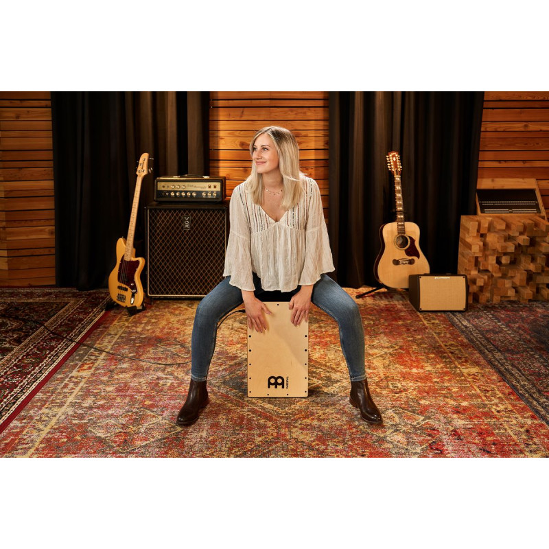 Meinl Percussion PSC100B Snarecraft Series Pickup Cajon - Baltic Birch