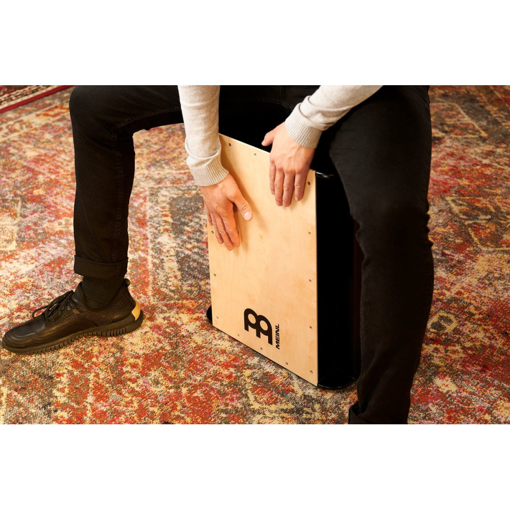 Meinl Percussion PSUBCAJ6B Bass Series Pickup Vertical Subwoofer Cajon - Baltic Birch