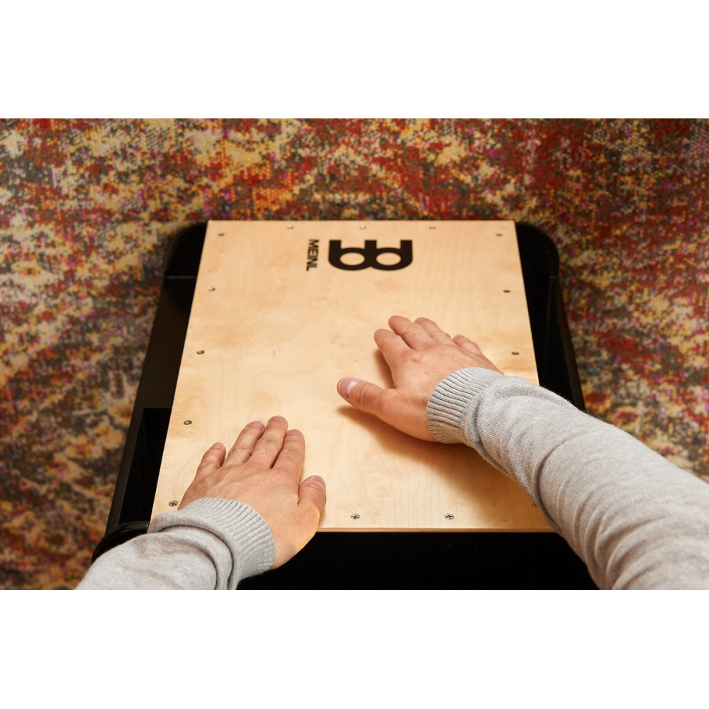 Meinl Percussion PSUBCAJ6B Bass Series Pickup Vertical Subwoofer Cajon - Baltic Birch
