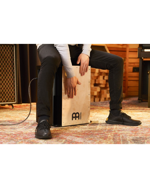 Meinl Percussion PSUBCAJ6B Bass Series Pickup Vertical Subwoofer Cajon - Baltic Birch