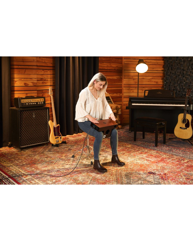 Meinl Percussion PTOPCAJ4MH-M Pickup Slaptop Cajon - Mahogany