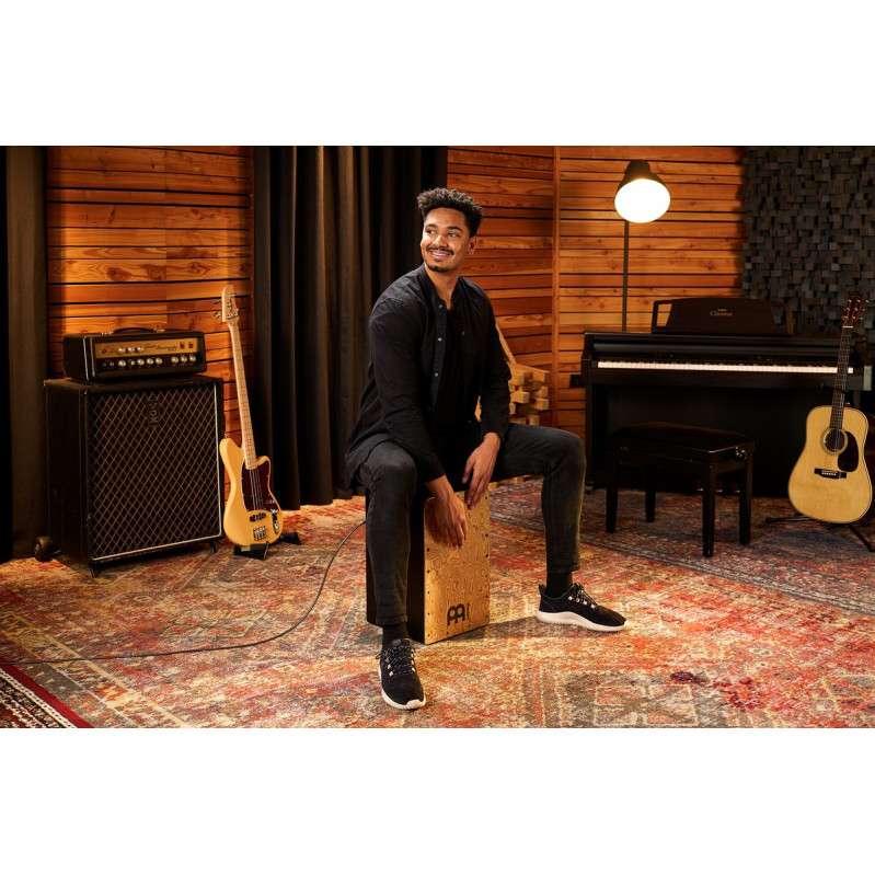 Meinl Percussion PWCP100MB Woodcraft Series Pickup Cajon - Makah-Burl
