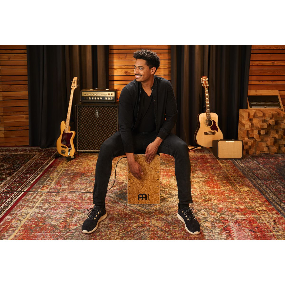 Meinl Percussion PWCP100MB Woodcraft Series Pickup Cajon - Makah-Burl