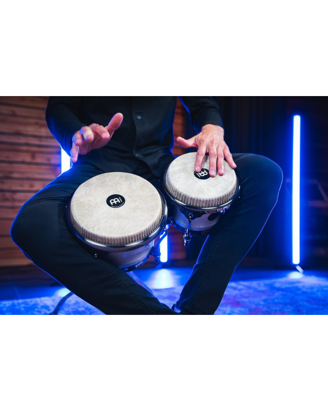 Meinl Percussion RS400PW Artist Series Bongo Roberto Serrano, REMO® Fiberskyn Heads - 7