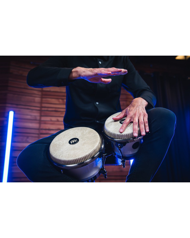 Meinl Percussion RS400PW Artist Series Bongo Roberto Serrano, REMO® Fiberskyn Heads - 7