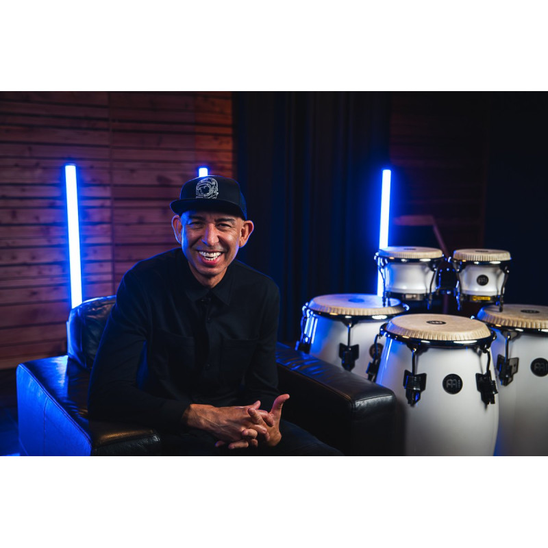 Meinl Percussion RS400PW Artist Series Bongo Roberto Serrano, REMO® Fiberskyn Heads - 7