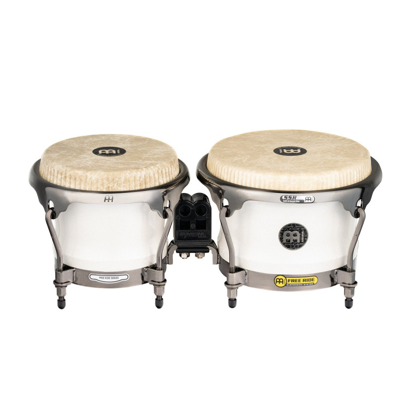Meinl Percussion RS400PW Artist Series Bongo Roberto Serrano, REMO® Fiberskyn Heads - 7