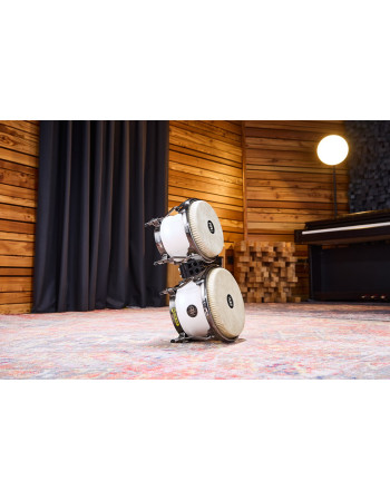 Meinl Percussion RS400PW Artist Series Bongo Roberto Serrano, REMO® Fiberskyn Heads - 7