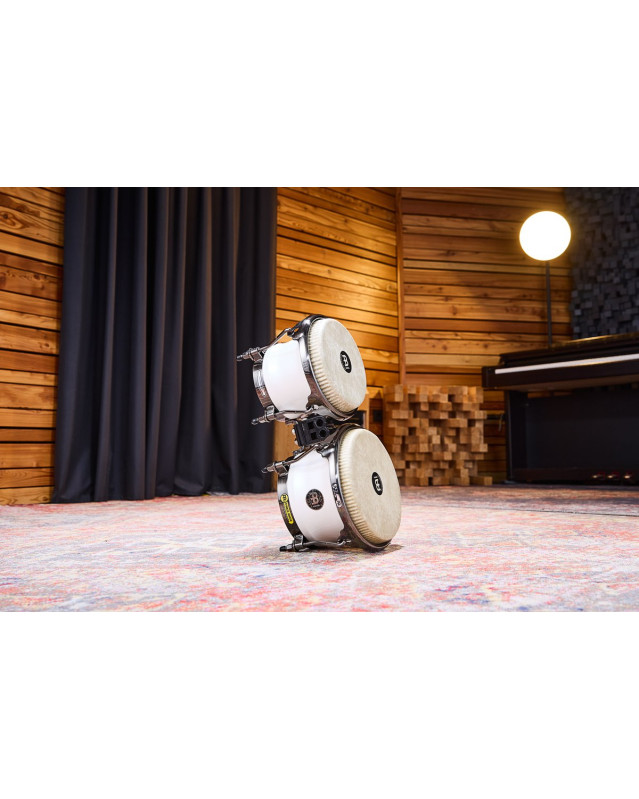 Meinl Percussion RS400PW Artist Series Bongo Roberto Serrano, REMO® Fiberskyn Heads - 7