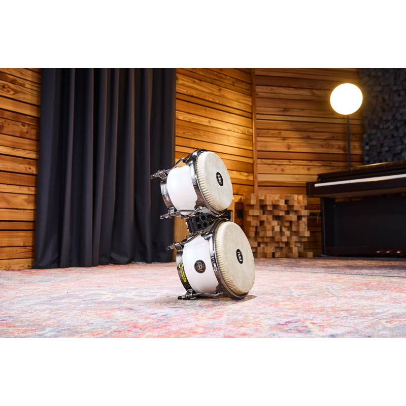 Meinl Percussion RS400PW Artist Series Bongo Roberto Serrano, REMO® Fiberskyn Heads - 7