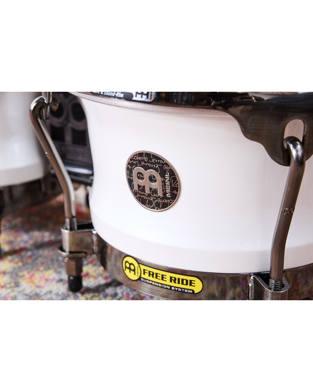 Meinl Percussion RS400PW Artist Series Bongo Roberto Serrano, REMO® Fiberskyn Heads - 7