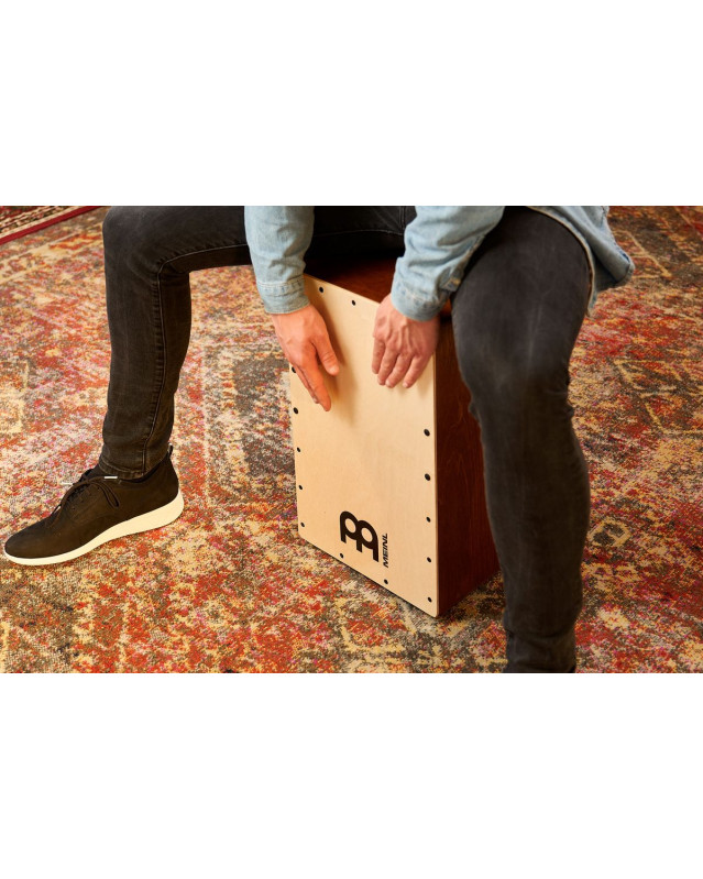Meinl Percussion SC100AB-B Snarecraft Series Snare Cajon 100 - Baltic Birch/Almond Birch