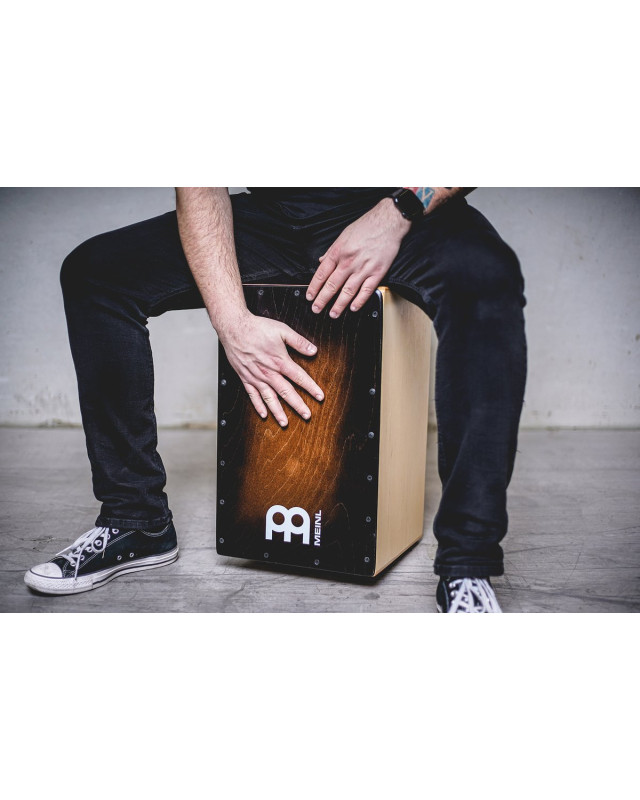 Meinl Percussion SC100BRB Snarecraft Series Snare Cajon 100 Special Edition - Brown Burst