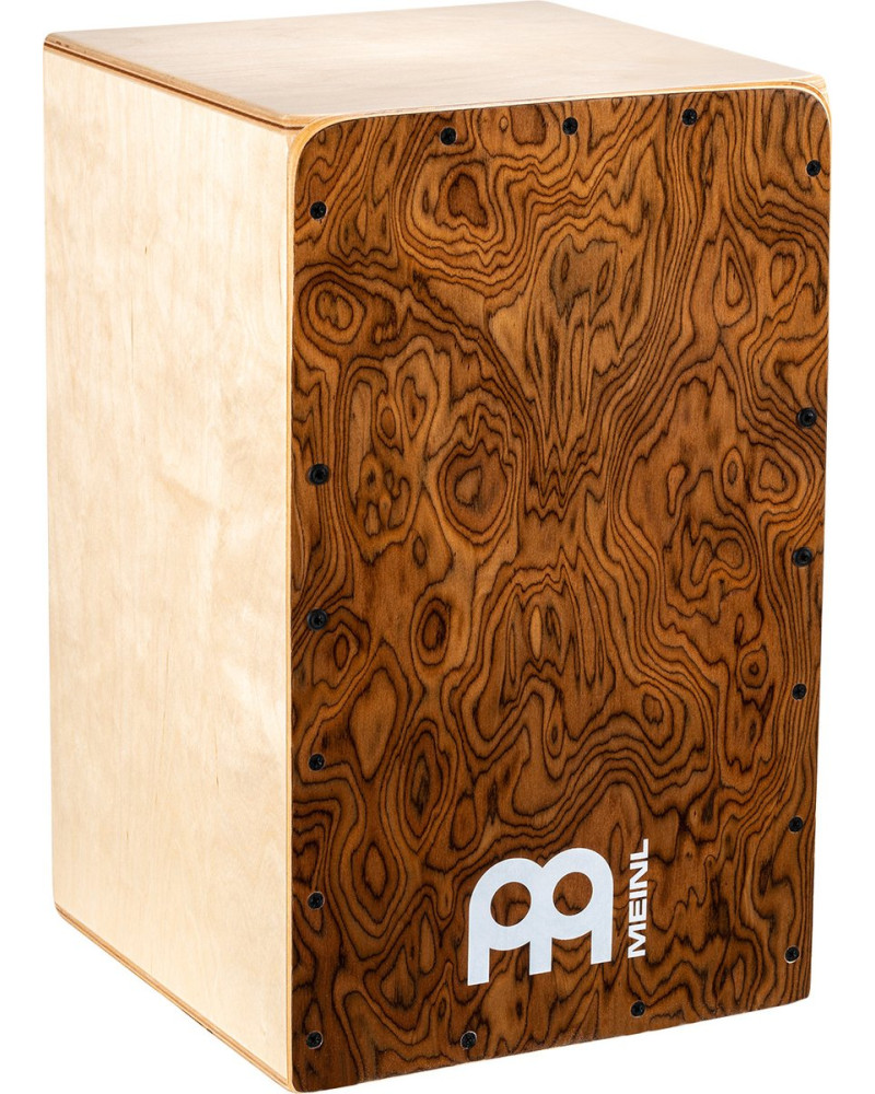 Meinl Percussion SC100BW Snarecraft Series Snare Cajon 100 - Burl Wood
