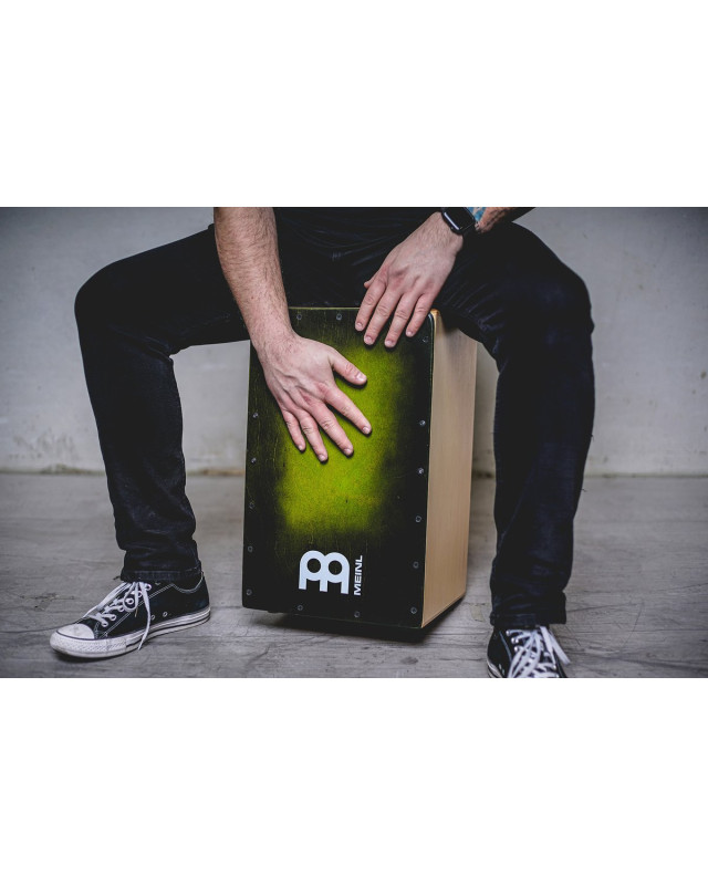 Meinl Percussion SC100GRB Snarecraft Series Snare Cajon 100 Special Edition - Green Burst