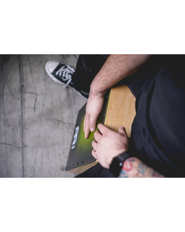 Meinl Percussion SC100GRB Snarecraft Series Snare Cajon 100 Special Edition - Green Burst