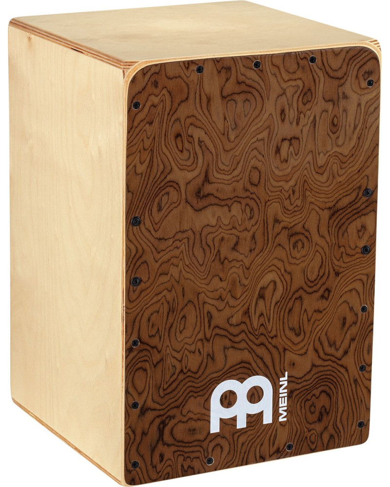 Meinl Percussion SC80BW Snarecraft Series Snare Cajon 80 - Burl Wood
