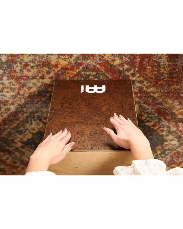 Meinl Percussion SC80BW Snarecraft Series Snare Cajon 80 - Burl Wood