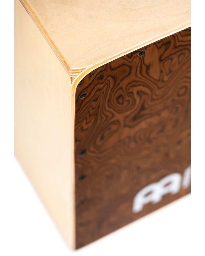Meinl Percussion SC80BW Snarecraft Series Snare Cajon 80 - Burl Wood