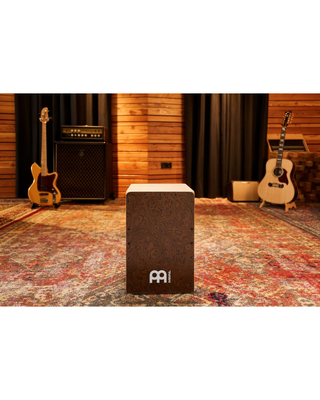 Meinl Percussion SC80BW Snarecraft Series Snare Cajon 80 - Burl Wood