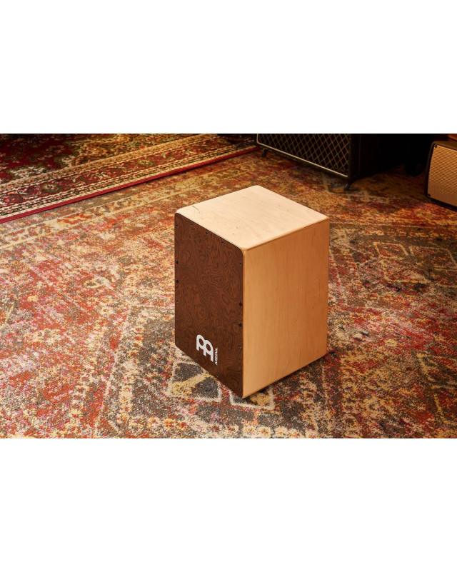 Meinl Percussion SC80BW Snarecraft Series Snare Cajon 80 - Burl Wood