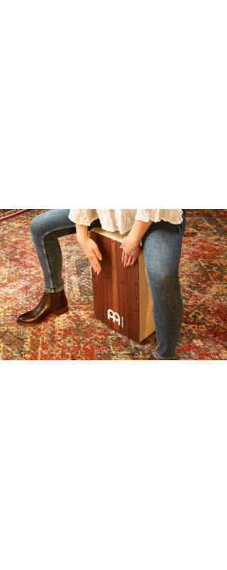Meinl Percussion SCP100WN Snarecraft Professional Series Cajon 100 - Walnut