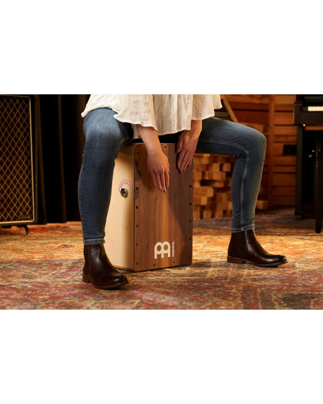 Meinl Percussion SCP100WN Snarecraft Professional Series Cajon 100 - Walnut