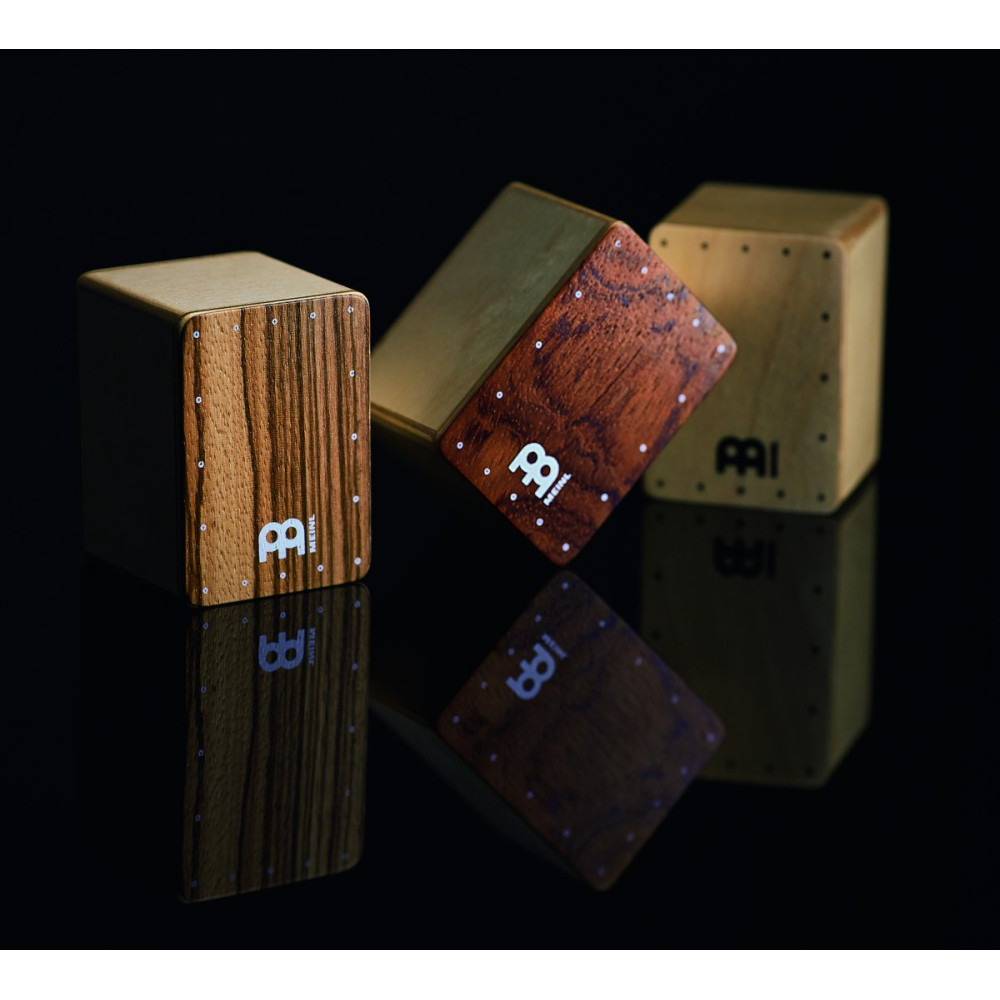 Meinl Percussion SH50-SET Mini Cajon Shaker Set - Bubinga/Natural/Zebrano