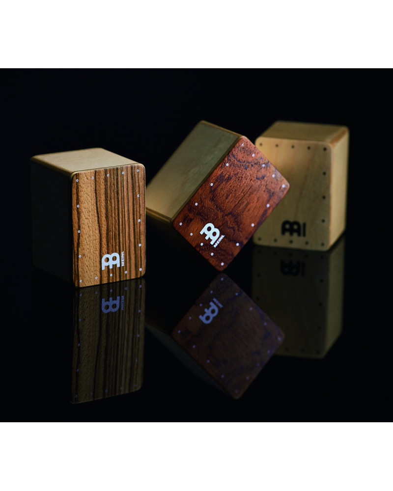 Meinl Percussion SH50-SET Mini Cajon Shaker Set - Bubinga/Natural/Zebrano
