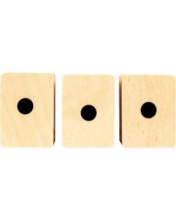 Meinl Percussion SH50-SET Mini Cajon Shaker Set - Bubinga/Natural/Zebrano