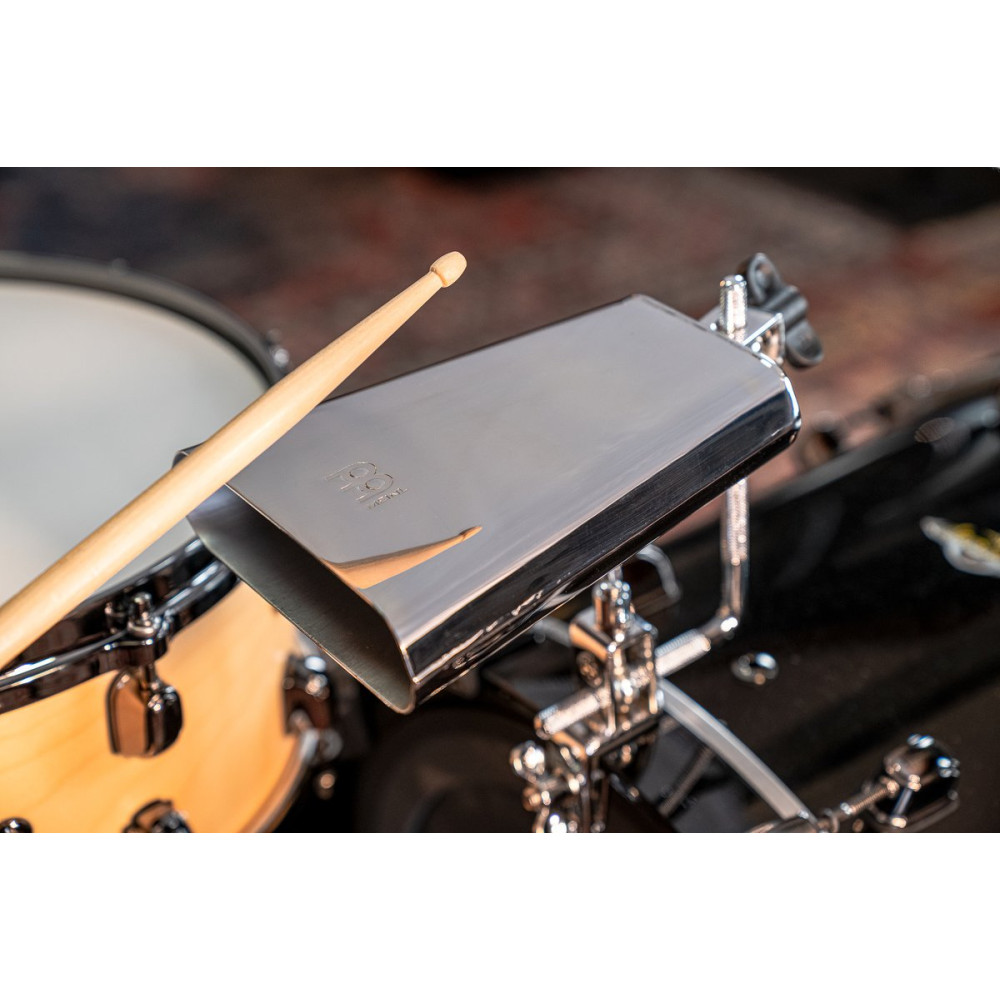 Meinl Percussion STB750-CH Chrome & Steel Finish Salsa Timbales Cowbell - 7 1/2
