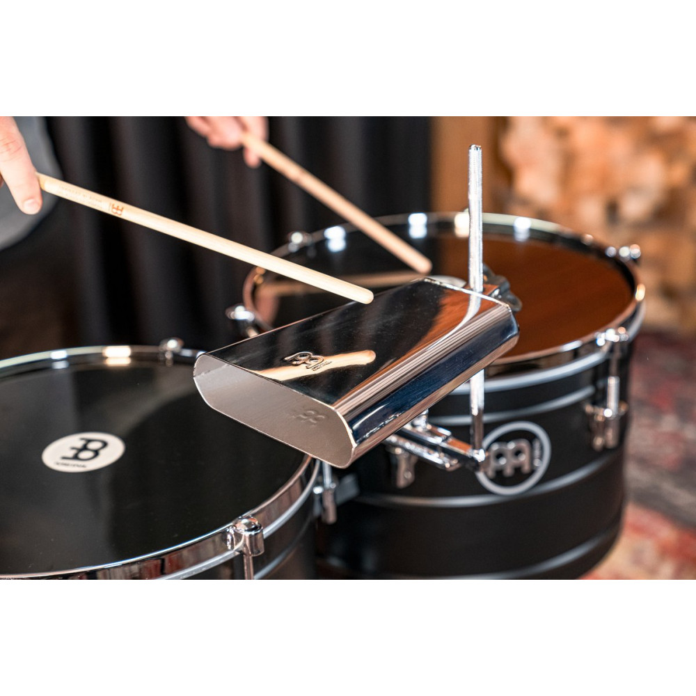 Meinl Percussion STB750-CH Chrome & Steel Finish Salsa Timbales Cowbell - 7 1/2