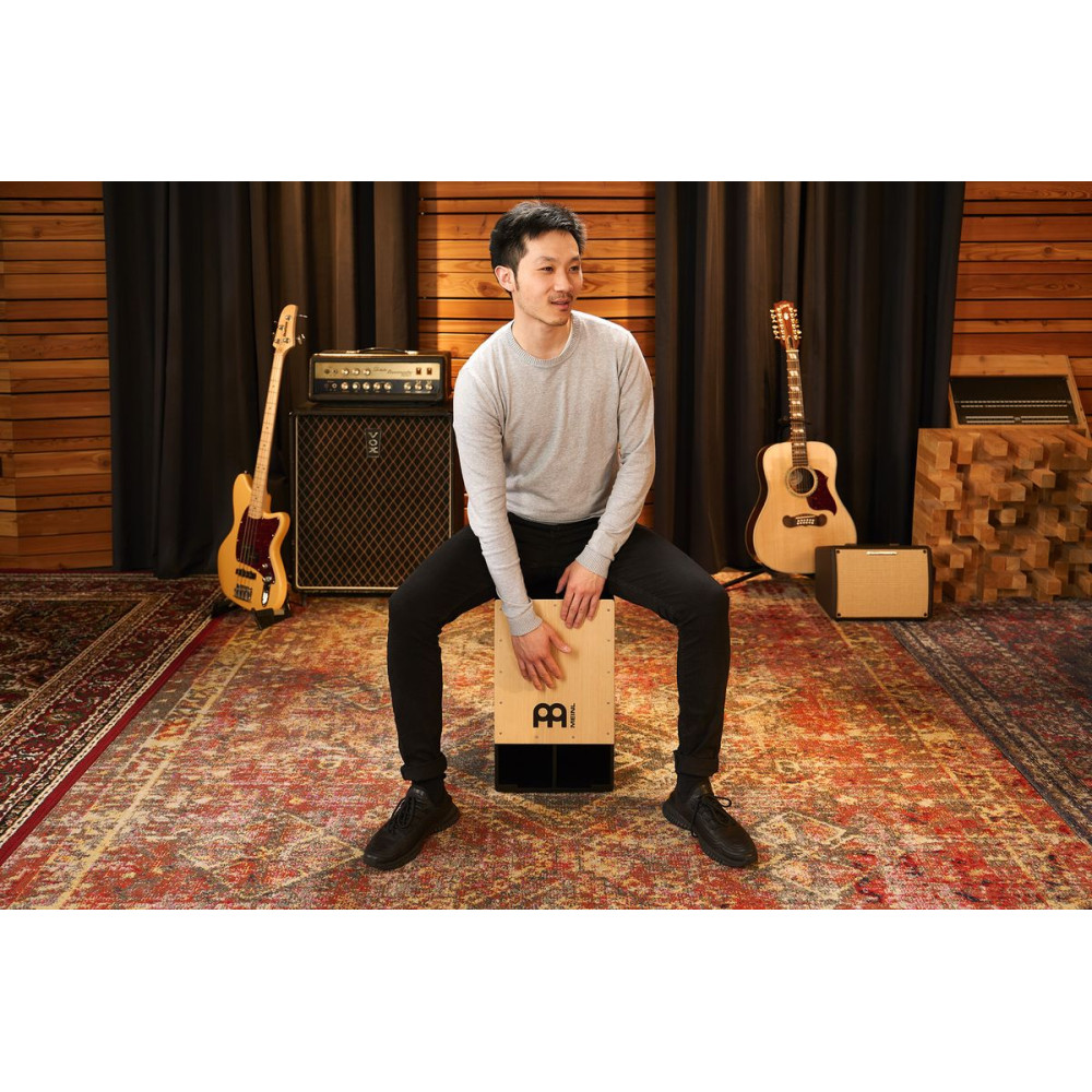 Meinl Percussion SUBCAJ1AWA Bass Series Subwoofer Cajon - American White Ash