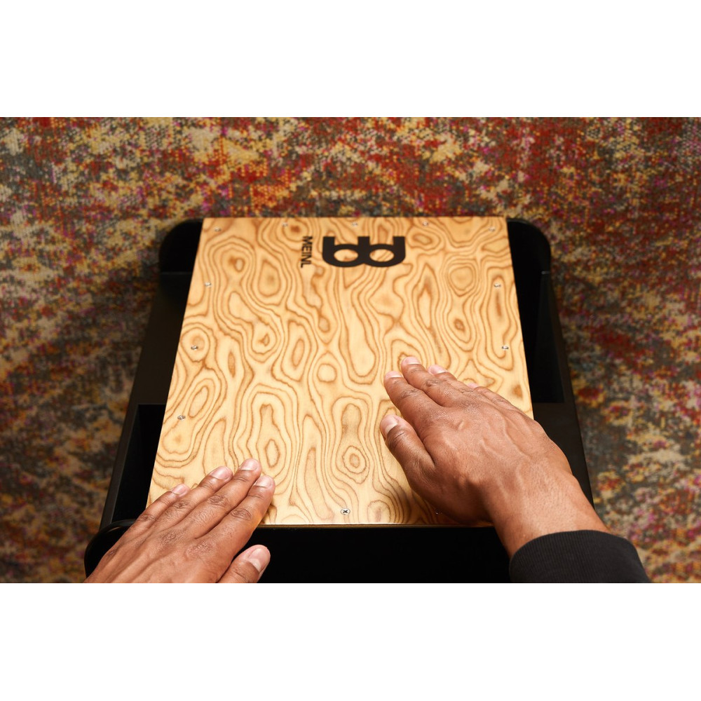 Meinl Percussion SUBCAJ6MB-M Bass Series Vertical Subwoofer Cajon - Makah-Burl