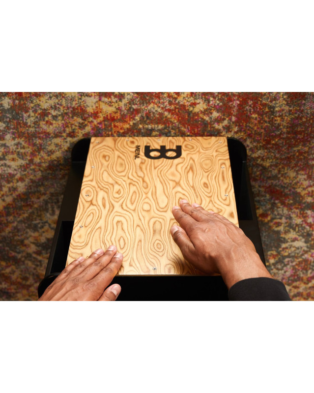 Meinl Percussion SUBCAJ6MB-M Bass Series Vertical Subwoofer Cajon - Makah-Burl