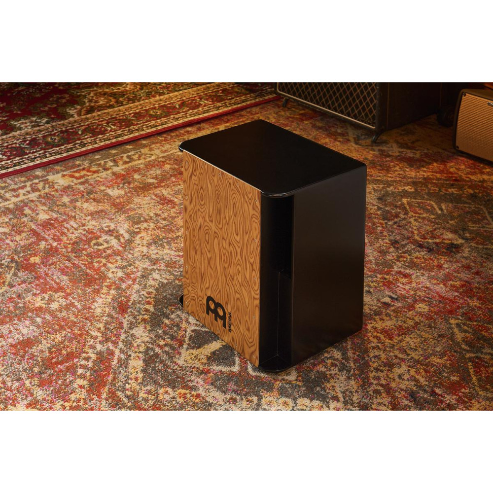 Meinl Percussion SUBCAJ6MB-M Bass Series Vertical Subwoofer Cajon - Makah-Burl