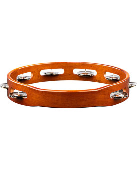 Meinl Percussion TA1AB Traditional Wood Series Tambourine - 10