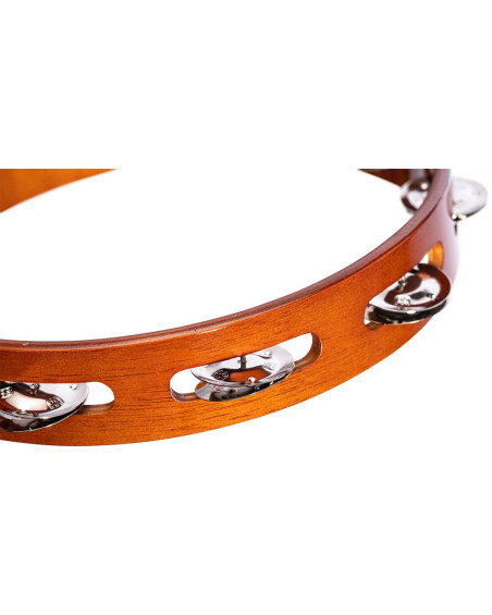 Meinl Percussion TA1AB Traditional Wood Series Tambourine - 10