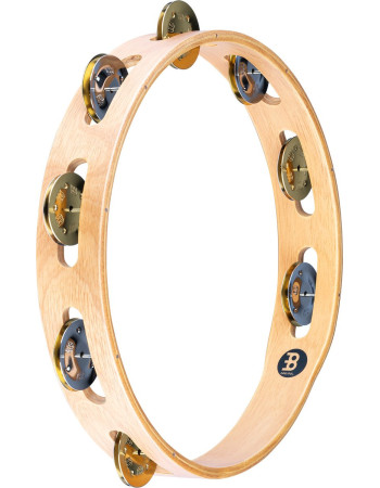 Meinl Percussion TA1M-SNT Traditional Wood Series Tambourine - 10