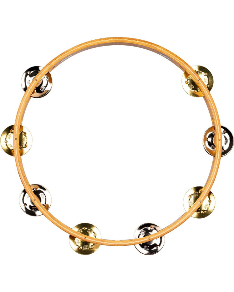 Meinl Percussion TA1M-SNT Traditional Wood Series Tambourine - 10