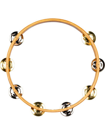 Meinl Percussion TA1M-SNT Traditional Wood Series Tambourine - 10