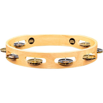 Meinl Percussion TA1M-SNT Traditional Wood Series Tambourine - 10