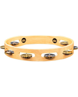 Meinl Percussion TA1M-SNT Traditional Wood Series Tambourine - 10